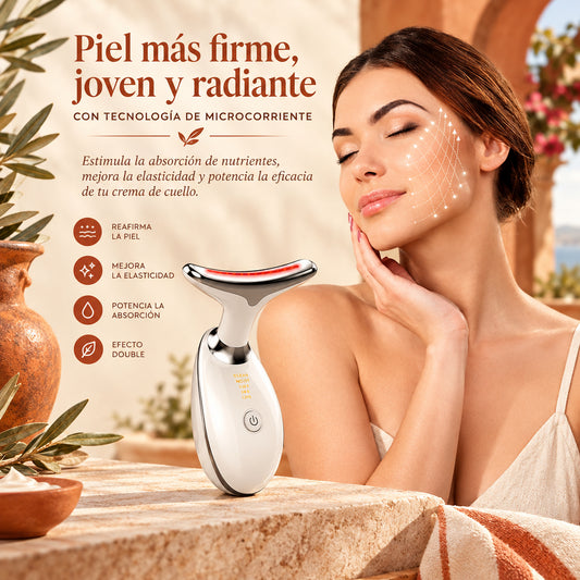 Facial Massager for Skin Care | Double Chin Treatment | 7 Color Modes | Face Sculpting Tool | Thermal, Vibration, Microcurrent | USPS/UPS Tracking (US Shipping Only)