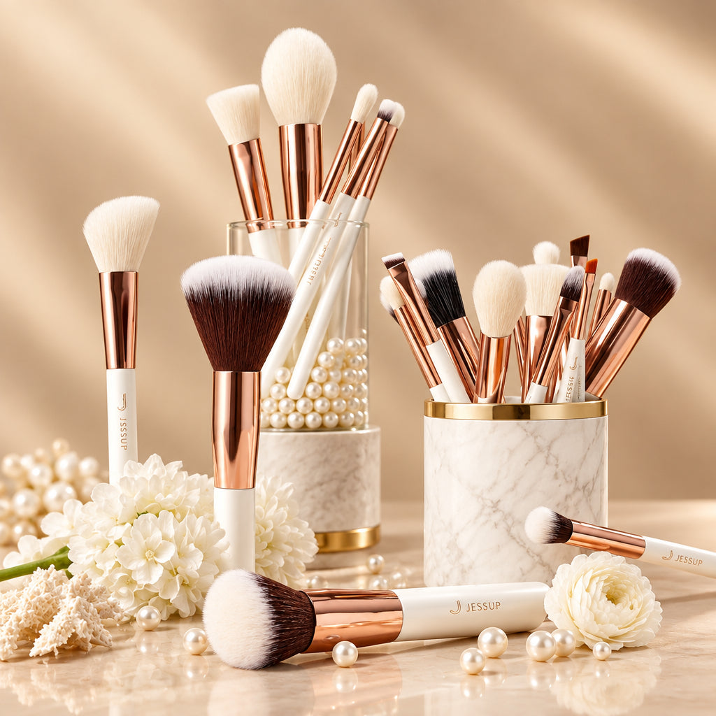Professional Makeup Brushes Set,25Pcs Makeup Brush Foundation Powder Eyeshadow Liner Highlighter Make up Tools Kit T215