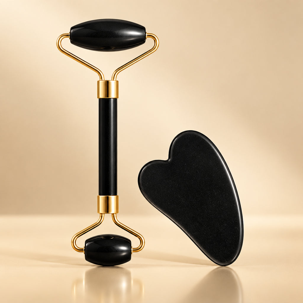 Natural Jade Roller Face Gua Sha Natural Stone Body Neck Massager Acupoint Eye Care Spa Massage Tools Massage Visage Lifting