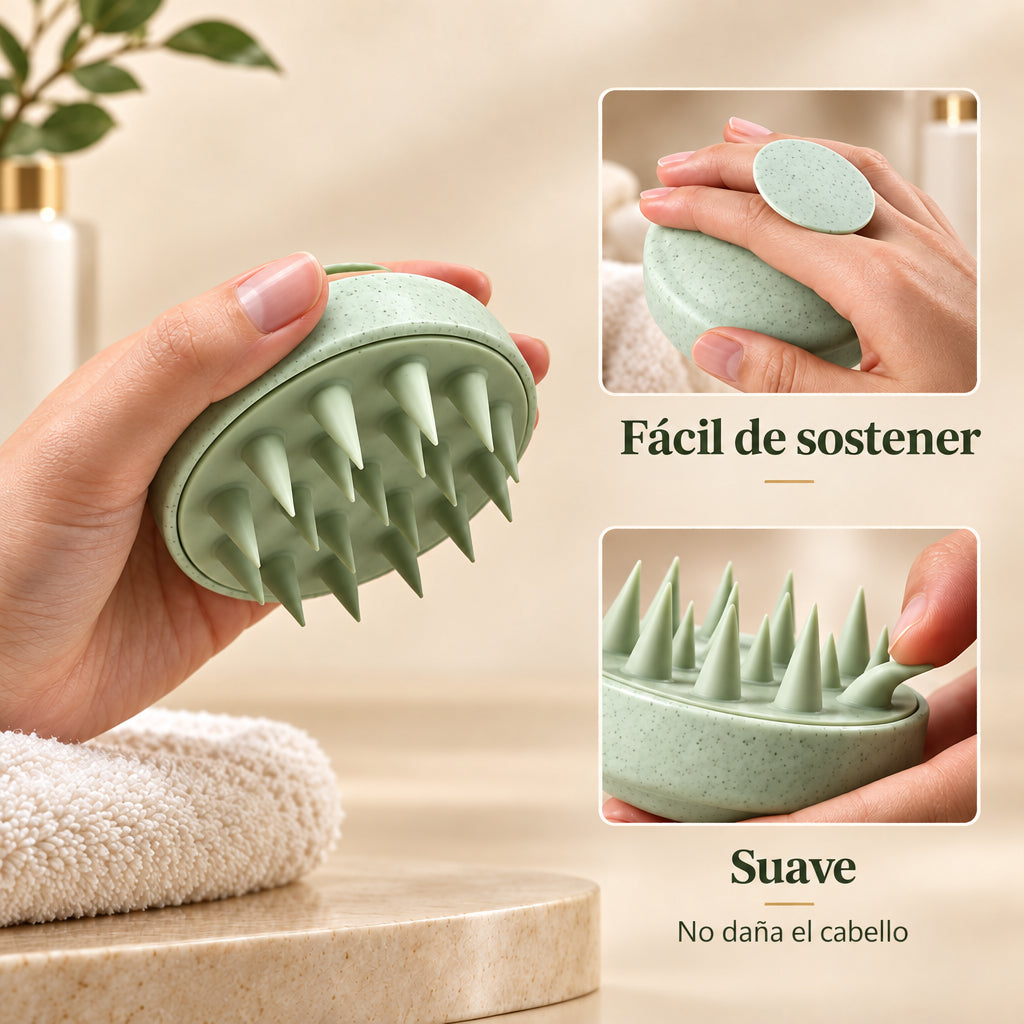 1Pc Silicone Shampoo Brush Body Massage Brush Bath Shower Brush Salon Hairdressing Tool Scalp Massage Comb Hair Washing Comb